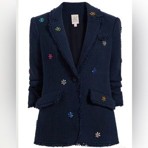 Cinq á Sept DITSY FLORAL BOUCLE KHLOE BLAZER size 4 (Price is FIRM!)